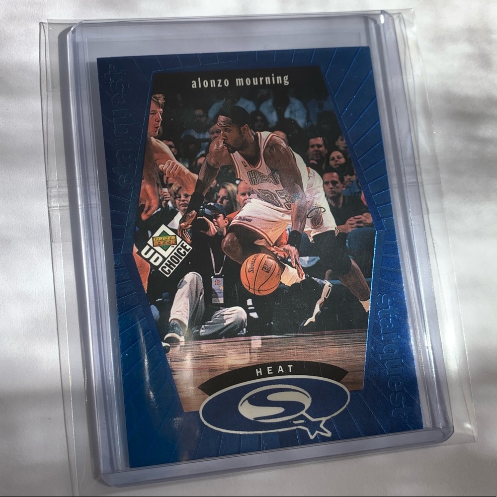 Alonzo Mourning ‘98 Upper Deck Insert Card No. SQ14